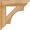 Ekena Millwork Westlake Traditional Rough Sawn Bracket, Western Red Cedar, 4"W x 20"D x 20"H BKT04X20X20WTL01RWR - alternate 4